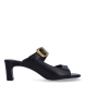 Sandalias de la marca Ines Palliser, modelo HELLA. Exterior en piel color negro con punta redonda y cierre de hebilla color dorado en pala. Interior en piel color negro. Sandalias con tacón de 5cm de altura. Estas sandalias Ines Palliser HELLA son unas clásicas, ideales para darle el look de elegancia y comodidad a tus looks!