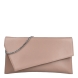 Bolso para eventos de la marca Munné, modelo VEGA. Bolso tipo cartera en piel vegana color nude. Cierre del bolso con doble botón inmantado y asa de cadena. Medidas del bolso: alto 14cm y ancho 25cm, perfectas para llevar de mano y colgado cuando lo necesites. Este bolso de fiesta Munné VEGA es un clásico reinventado que te acompañará en tus eventos más especiales a juego con tus zapatos.