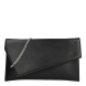 Bolso de la marca Munné, modelo VEGA. Elaborado en piel color negro con cierre con botón. Bolso con asa de cadena. Medidas del bolso: alto 14cm y ancho 25cm. Este bolso Munné VEGA es un clásico que te acompañará en tus eventos importantes y hará que looks destaque de los demás!