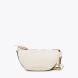 Bolso de la marca Lola Casademunt, modelo KENNA. Exterior en piel color blanco con aplicacion de logo en parte frontal. Cierre con hebilla y asa bandolera con estampado de logo. Medidas: alto 12cm y ancho 24cm. Este bolso Lola Casademunt, modelo KENNA es ideal para llevar a todos lados!