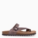 Sandalias de la marca Inter Bios, modelo DINA. Sandalias elaboradas en piel color marrón. Cierre con hebilla y suela de goma plana. Estas sandalias Inter Bios DINA es un complemento ideal para tus looks de temporada.