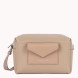 Bolso de la marca Lancaster, modelo MAYA DOUBLE. Bolso bandolera confeccionado en policloruro de vinilo con detalles de piel de vacuno color beig. Cuenta con un tarjetero frontal con cierre a presión, un bolsillo frontal simple y un bolsillo interior con cremallera. Se lleva cruzado o al hombro. Bolso Lancaster MAYA DOUBLE, ideal para llevarlo a todos lados! Medidas: alto 14cm y ancho 25cm.