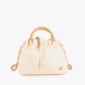 Bolso moderno de la marca Lola Casademunt, modelo BELLONA. Bolso de efecto piel en color crudo con elegantes asas redondas de metal dorado. Incluye cierre de cordón y correa ajustable para mayor versatilidad. Ideal para complementar cualquier look. Bolso Lola Casademunt BELLONA no puede faltar en tu armario!ALTO 20cm ANCHO 19.5cm PROFUNDIDAD 9cm