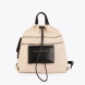 Mochila moderna de la marca Lola Casademunt, modelo COSTANZE. Mochila combinada de nylon y poliuretano en tonos neutros. Diseño versátil con cierre ajustable y bolsillos exteriores con cremallera. Mochila Lola Casademunt CONSTANZE, perfecta para el día a día.ALTO 19cm ANCHO 22cm PROFUNDIDAD 9cm