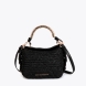 Bandolera de la marca Lola Casademunt, modelo LIDIA_S. Bolso elaborado en rafia color negro con diseño elegante. Asa troquelada con logo metálico. Cierre magnético y correa ajustable. Ideal para un look sofisticado y casual, aportando un toque moderno a cualquier conjunto con sus detalles de alta calidad. Bolso Lola Casademunt LIDIA_S, ideal para llevar a todos lados!ALTO 18cm ANCHO 24cm PROFUNDIDAD 10cm