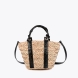 Elegante capazo de la marca Lola Casademunt, modelo MINI ALISSA. Bolso elaborado en mimbre con detalle de asas en cuero sintético troquelado que resalta el logo de Lola Casademunt. Interior forrado con estampado animal. Ideal para un estilo veraniego chic, perfecto para la ciudad o la playa. Bolso Lola Casademunt MINI ALISSA ideal para esta temporada!ALTO 22cm ANCHO 43cm PROFUNDIDAD 14cm