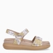 Sandalias de la marca Mephisto, modelo AZUNNA. Exterior en piel color amarillo con estampado en animal print serpiente. Interior en piel color beig. Cierre con doble velcro en pala. Sandalias Mephisto con plataforma de 4cm de altura. Estas sandalias Mephisto AZUNNA son ideales para esta temporada, te darán la comodidad y estilo en tu día a día!
