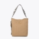 Bolso shopper de la marca Lola Casademunt, modelo LISSEN. Bolso elaborado en tejido monograma color taupe y asa logotipada con hebilla lateral. Contiene distintos compartimentos interiores y bolsillos con cremallera. Cierre imantado. Medidas: alto 24cm y ancho 24cm. Este bolso Lola Casademunt LISSEN es ideal para llevar tus esenciales!