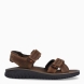 Sandalias de la marca Clarks, modelo I27. Sandalias elaboradas en nobuc color marrón con tiras en pala cruzadas. Cierre de las sandalias Clarks con doble velcro en pala y empeine. Suela de goma plana. Sandalias Clarks I27, complemento ideal para tu día a día esta temporada!