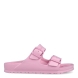 Sandalias de la marca Birkenstock, modelo ARIZONA EVA. Sandalias elaboradas en neopreno color rosado de alta calidad. Cierre de las sandalias con doble hebilla en pala y empeine. Suela plana de goma. Estas sandalias Birkenstockl ARIZONA EVA son ligeras, resistentes al agua y te ofrece la mejor comodidad que necesitas para esta temporada.