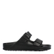 Sandalias de la marca Birkenstock, modelo ARIZONA EVA. Sandalias elaboradas en neopreno de alta calidad color negro. Cierre de las sandalias con doble hebilla, en el empeine y la pala. Sandalias con suela plana y de goma. Estas sandalias Birkenstock ARIZONA EVA son un complemento clásico para esta temporada, podrás combinarlo con diferentes outifts y disfrutar de una comodidad máxima. No te puede faltar en el armario.