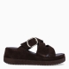 Sandalias de la marca Itse, modelo ALFAMA. Elaboradas en ante color marrón con tiras en pala cruzadas. Interior en piel color marrón Cierre de sandalias con hebilla en pala. Suela de goma con plataforma de 5cm de altura. Estas sandalias Itse ALFAMA son un complemento ideal para ti!
