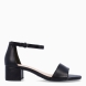 Sandalias de la marca Tamaris, modelo ANGELINA. Sandalias elaboradas en polipiel color negro con tira en pala. Interior en piel color nude y cierre de hebilla en tobillo. Sandalias Tamaris con tacón de 4cm de altura. Estas sandalias Tamaris ANGELINA son un complemento ideal para ti!
