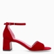 Sandalias de la marca Tamaris, modelo ANGÉLICA. Sandalias elaboradas en ante color rojo con tira en pala. Interior en piel color nude y cierre de hebilla en tobillo. Sandalias Tamaris con tacón de 5cm de altura. Estas sandalias Tamaris ANGÉLICA son un complemento ideal para ti!