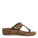 Sandalias de la marca Itse, modelo LUISA. Exterior de las sandalias en piel color marrón con detalles en piedrería multicolor. Interior de las sandalias en ante color marrón. Sandalias con cuña de 3cm de altura. Estas sandalias Itse LUISA son perfectas para esta temporada, con ellas crearás looks cómodos y con estilo. No te pueden faltar en el armario!
