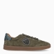 Deportivas de la marca Blauer, modelo AURORA04. Deportivas elaboradas en ante color kaki con detalle de logo escarchado en lado externo. Interior en pie color beig con plantilla acolchada para máxima comodidad. Deportivas Blauer AURORA04 con cierre de cordones a tono. Suela plana de goma. Deportivas Blauer AURORA04, complemento ideal para temporada, acompañará tus looks con estilo!