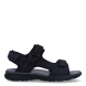 Sandalias de la marca Geox, modelo U55. Exterior en neopreno de color negro. Interior en neopreno color gris con plantilla acolchada para máxima comodidad. Cierre de sandalias Geox con triple velcro, en pala y tobillo. Suela plana. Estas sandalias Geoz U55 son el complemento perfecto para tus looks de temporada en el día a día!