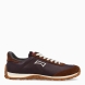 Deportivas de la marca Camper, modelo DWALK. Exterior en piel color marrón chocolate. Cierre con cordones blancos. Suela de goma dentada camel. Estas deportivas Camper DWALK son un complemento ideal para disfrutar de la comodidad al caminar.