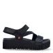 Sandalias de la marca Art, modelo BRIGHTON. Exterior elaborado en piel color negro con tiras cruzadas sobre pala. Interior en piel color negro con plantilla de microfibra softlight no removible. Cierre con velcro y una suela dentada con plataforma de 4cm de altura. Estas sandalias Art BRIGHTON son ideales para esta temporada!