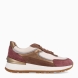 Deportivas de la marca Geox, modelo DESYA ABX. Deportivas elaboradas en piel color marrón, beig y granate, con detalles metalizados en el talón.. Deportivas con cierre a cordones. Deportivas Geox con suela de cuña. Deportivas GEOX DESYA ABX, ideal para ti!