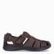 Sandalias clásicas de la marca Walk & Fly, modelo 541. Exterior en piel color marrón con tiras cruzadas. Cierre con velcro y con plataforma de goma plana. Estas sandalias Walk & Fly 541 tienen la comodidad que necesitas en tu día a día!