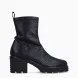 Botines sin costura de la marca Munné, modelo ABANTO. Botines elaborados en piel color negro. Botines adaptables para el día a día, que brinda la mayor comodidad en cada paso. Botines Munné con tacón con una cuña de 6cm de altura. Estos botines Munné ABANTO son ideales para ti!