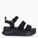 Sandalias de la marca Heydude, modelo DELRAY BUCKLE. Exterior elaborado en tela color negro. Interior en piel color negro. Cierre de sandaias Heydude con hebilla en tobillo. Sandalias con cuña de 5cm de altura. Estas sandalias Heydude DELRAY BUCKLE son un complento básico, clásico y cómodo para tu día a día!