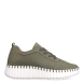 Deportivas transpirables de la marca Walk & Fly, modelo AH-96. Exterior en microfibra color verde con efecto troquelado. Cierre con cordones verdes y con plataforma de goma dentada y cuña de 3cm de altura. Estas deportivas Walk & Fly AH-96 tienen la comodidad que necesitas en tu día a día!