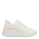 Deportivas transpirables de la marca Walk & Fly, modelo AH-96. Exterior en microfibra color blanco con efecto troquelado. Cierre con cordones con plataforma de goma dentada y cuña de 3cm de altura. Estas deportivas Walk & Fly AH-96 tienen la comodidad que necesitas en tu día a día!