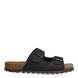 Sandalias de la marca Inter Bios, modelo HARRY. Exterior de las sandalias en piel color negro. Inter forrado de piel color marrón. Cierre con doble hebilla. Sandalias con plantilla antómica acolchada para máxima comodidad y suela de 1,5cm. Las sandalias Inter Bios HARRY es un esencial en tus looks del día a día en esta temporada.