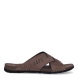 Sandalias clásicas de la marca Walk & Fly, modelo 868. Exterior en neopreno color marrón con tiras cruzadas. Sandalias abiertas con plataforma de goma plana. Estas sandalias Walk & Fly 868 tienen la comodidad que necesitas en tu día a día!