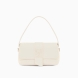 Bolso de hombro de la marca Armani Exchange, modelo DEBORA. Elaborado en ecopiel color blanco. Las líneas limpias y la silueta estructurada crean un accesorio de lujo discreto, perfecto para completar un look sofisticado. Cierre con botón inmantado y logotipo en parte frontal. Bolso Armani Exchange DEBORA, es un complemento que ofrece un toque de elegancia sobria y natural, ideal para la mujer moderna que aprecia los detalles refinados. Medidas: alto 15cm y ancho 28cm.
