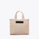 Bolso de la marca Lola Casademunt, modelo REBE. Exterior elaborado en textil color beig con estampado de logo. Interior en textil beig con amplios compartimentos. Bolso Lola Casademunt con cierre de cremallera y asas dobles, una fija de mano y otra, extraíble para mayor versatilidad de uso. Medidas: alto 24cm y ancho 28cm. Este bolso Lola Casademunt REBE es ideal para llevar a todos lados, un bolso clásico que debes tener en tu armario!