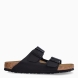 Sandalias de la marca Birkenstock, modelo ARIZONA BIRKO-FLOR. Sandalias elaboradas en neopreno de color negro con una base de corcho y látex de forma anatómica. Cierre de las sandalias con doble hebilla de espiga de metal con ajuste individual. Estas sandalias Birkenstock ARIZONA BIRKO-FLOR es un complemento clásico para tus looks de temporada, con un diseño sencillo atemporal y una ligereza que te dará la comodidad que necesitas en tu día a día.