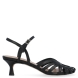 Sandalia de la marca Itse, modelo Simone. Exterior de la sandalia de piel de color negro. Interior de la sandalia de piel de color negro y nude. Sandalia con plantilla acolchada para garantizar el máximo confort posible. Sandalia con tacón de 5 cm de altura. La sandalia de piel negra de Itse, modelo Simone, es una sandalia versátil y cómoda, perfecta para tus eventos. ¡Queda bien con todo!