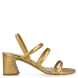 Sandalia dorada de la marca Itse, modelo Suri. Exterior de la sandalia de piel de color dorado. Interior de la sandalia de piel de color dorado y nude. Sandalia con plantilla acolchada para garantizar el máximo confort posible. Sandalia con tacón ancho de 6 cm de altura. La sandalia de piel dorado de Itse, modelo Suri, es una sandalia elegante y cómoda, perfecta para tus eventos.