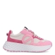 Deportivas de la marca No Name, modelo CARTER MILKSHAK. Exterior en naylon color rosa con detalles en blanco. Interior en piel color blanco. Cierre de las deportivas No Name con cordones y una suela de goma con cuña de 4cm de altura. Estas deportivas No Name CARTER MILKSHAK son unas clásicas, ideales para esta temporada!