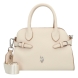 Bolso de la marca US POLO, modelo MELTING. Elaborado en piel color beig con logotipo en parte frontal. Cierre con cremallera. Bolso US POLO con asa fija y una bandolera para mayor comodidad. Medidas: alto 19cm y ancho 26cm. Este bolso US POLO MELTING es un clásico, ideal para llevarlo a todos lados!