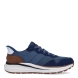 Deportivas de la marca Skechers, modelo 211. Exterior en naylon con efecto rejilla color azul marino, con detalle en marrón en talón. Interior en textil transpirable color azul oscuro con plantilla acolchada y extraíble para máxima comodidad. Cierre con cordones. Suela de goma con cuña de 2cm de altura. Estas deportivas Skechers 211 son ideales para tu día a día, unas clásicas excelentes en comodidad.