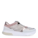 Deportivas de la marca Stonefly, modelo SUSANE. Deportivas elaboradas en ante color nude y rosa con piel en efecto troquelado color blanco con detalle de cierre. Cierre de las deportivas con cordones blancos. Deportivas Stonefly con cuña de 2cm de altura. Estas Stonefly SUSANE son un complemento que te ofrecerá la comodidad que necesitas a donde vayas esta temporada!