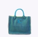 Bolso shopper de la marca Lola Casademunt, modelo LUSSE. Exterior en textil color azul con efecto rejilla. Logo en parte frontal. Detalle de bolsillo interior y asa larga monograma a contraste. Cierre con cremallera. ALTO: 24 cm - LARGO: 27 cm - ANCHO: 10 cm / BANDOLERA: 160 cm. Este bolso Lola Casademunt LUSSE es ideal para llevar esta temporada!