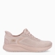 Deportivas de la marca Skechers, modelo 117. Exterior en naylon color nude con detalle del logo en parte lateral. Interior en textil color nude con plantilla acolchada y extraíble para máxima comodidad. Cordones de color blanco y una cuña de 3cm de altura. Estas deportivas Skechers 117 son unas clásicas, ideales para tu día a día.
